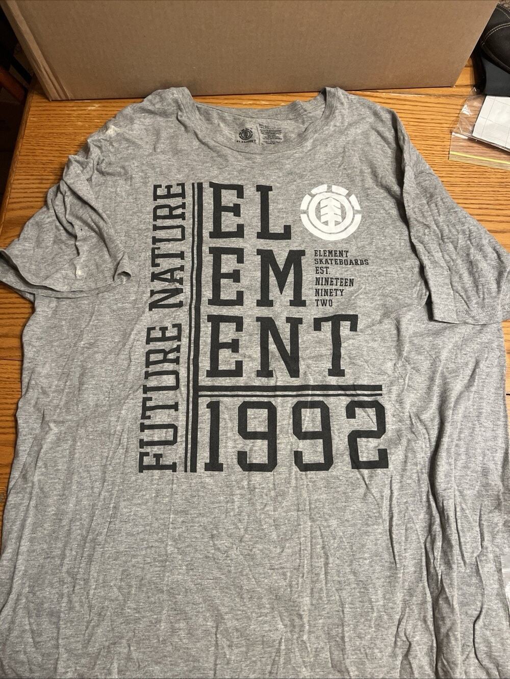 Element Skateboards Graphic Print T Shirt Size XX Large 1992